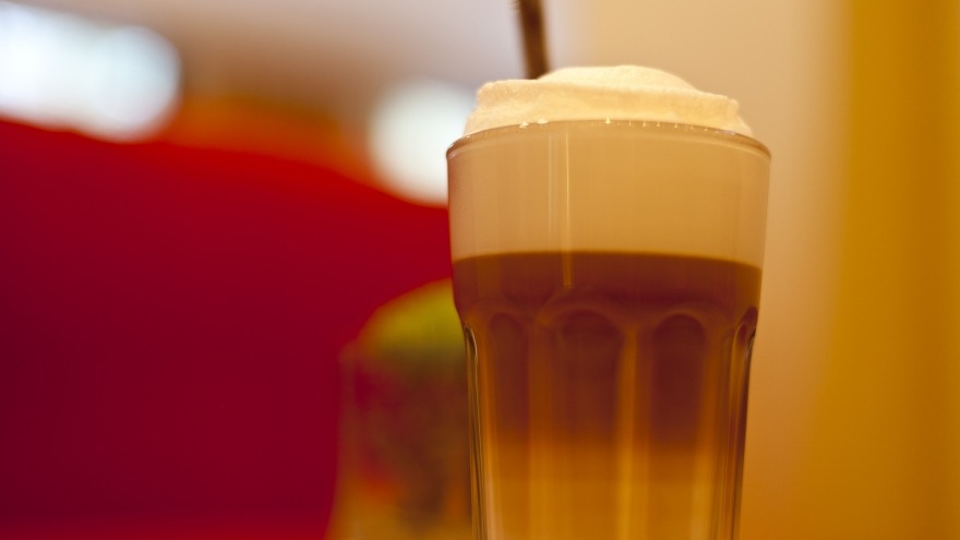 Bar Boulevard relexa hotel Berlin - wohl duftender Latte Macchiato